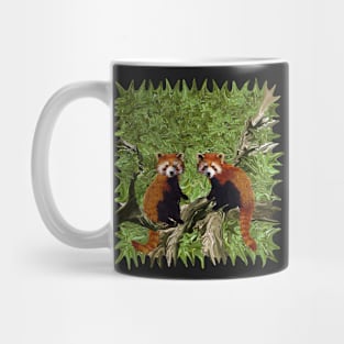 Frolicking Red Pandas Mug